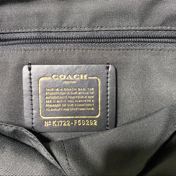 |Coach| Central Tote Bag in Brown Signature Canvas - Picture 6 of 10